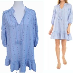 Crown & ivy Women's Boho Style 3/4 Sleeve Peasant Dress Size M